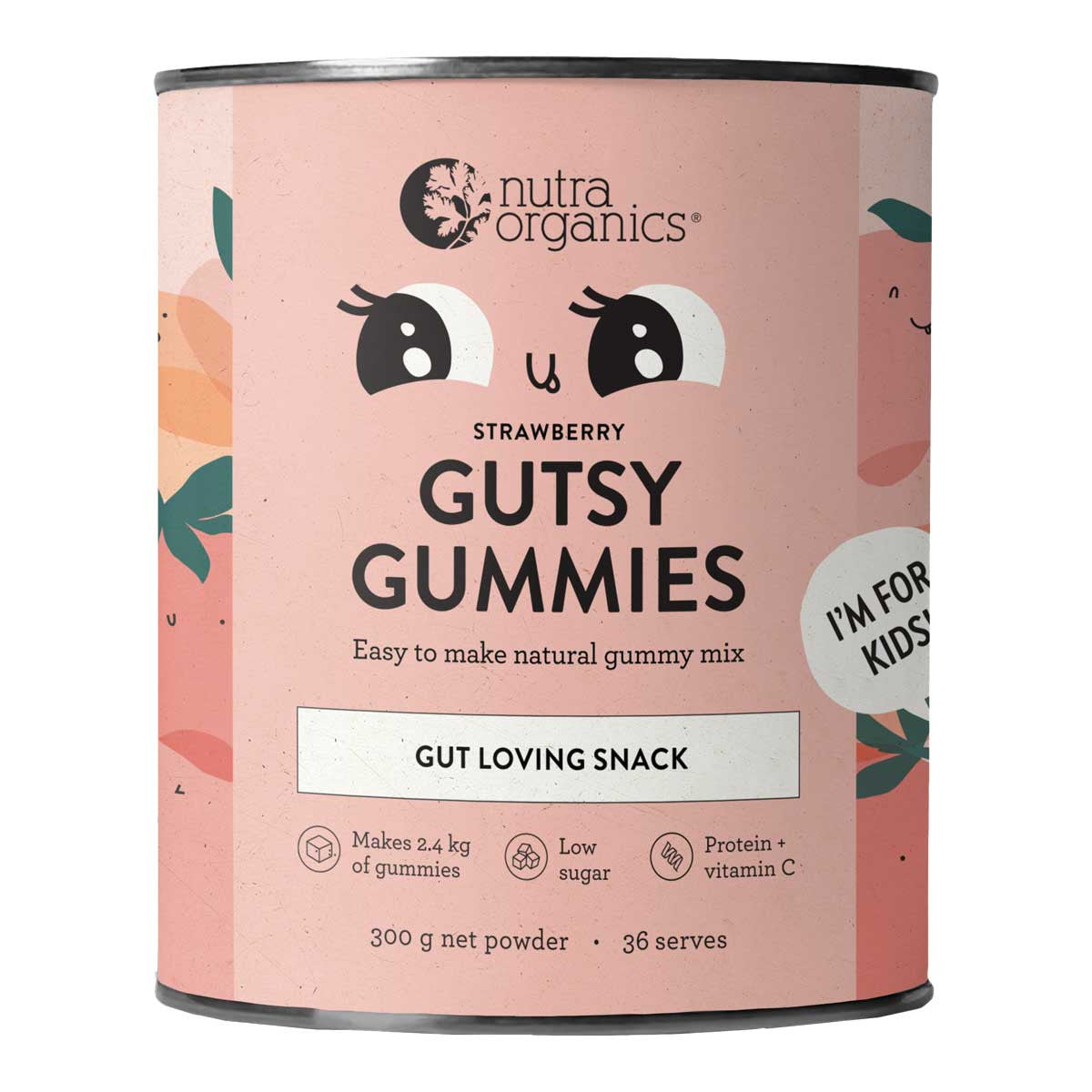 Nutra Organics Strawberry Gutsy Gummies _2