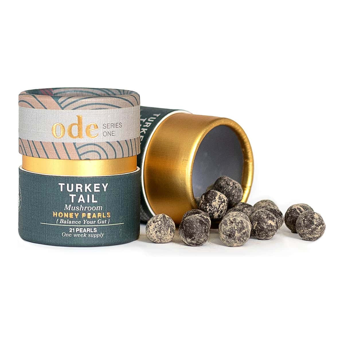 Ode Health Turkey Tail Honey Pearls _2