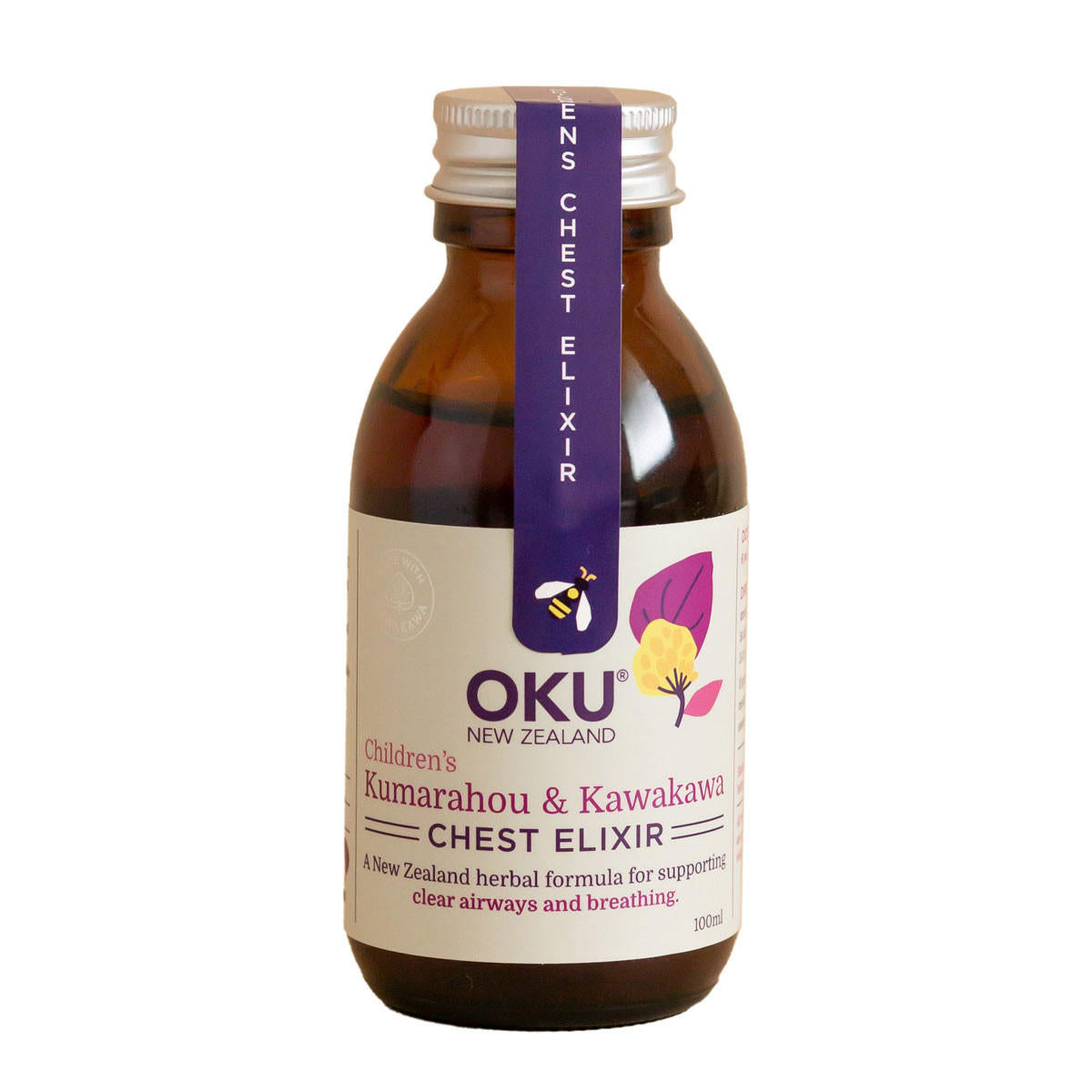 OKU NZ Childrens Chest Elixir - Kumarahou and Kawakawa_1