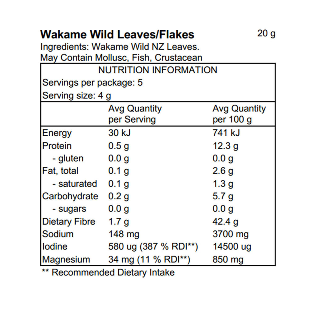 Pacific Harvest Wakame Leaves - Wild _3