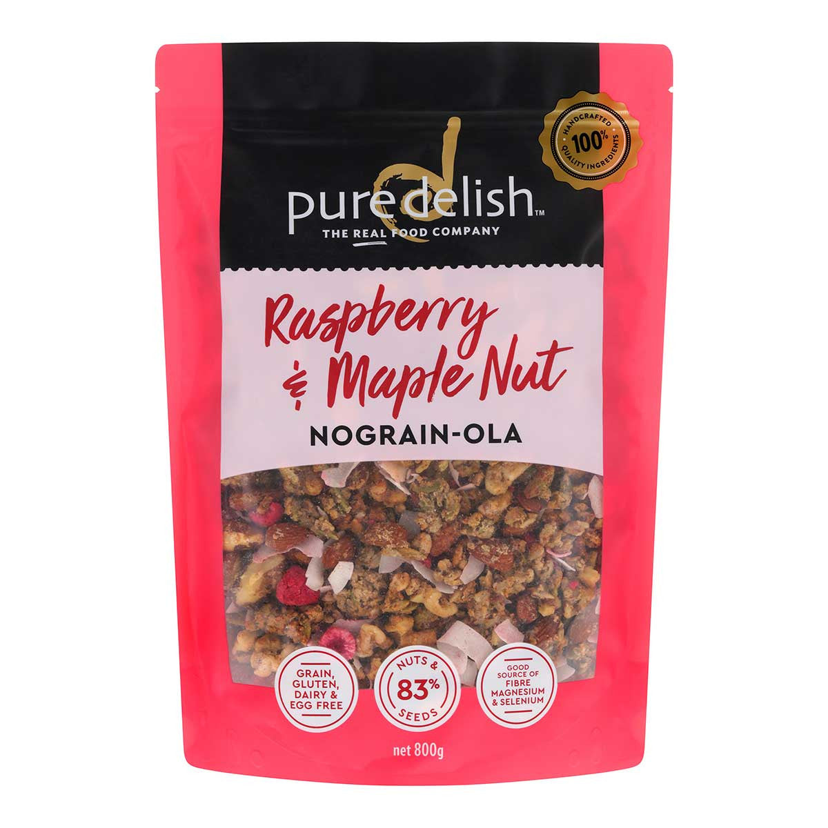 Pure Delish Raspberry & Maple Nut Nograin-ola _1