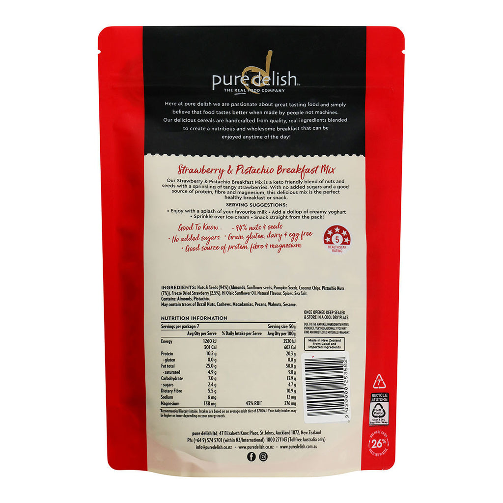 Pure Delish Strawberry & Pistachio Breakfast Mix _2