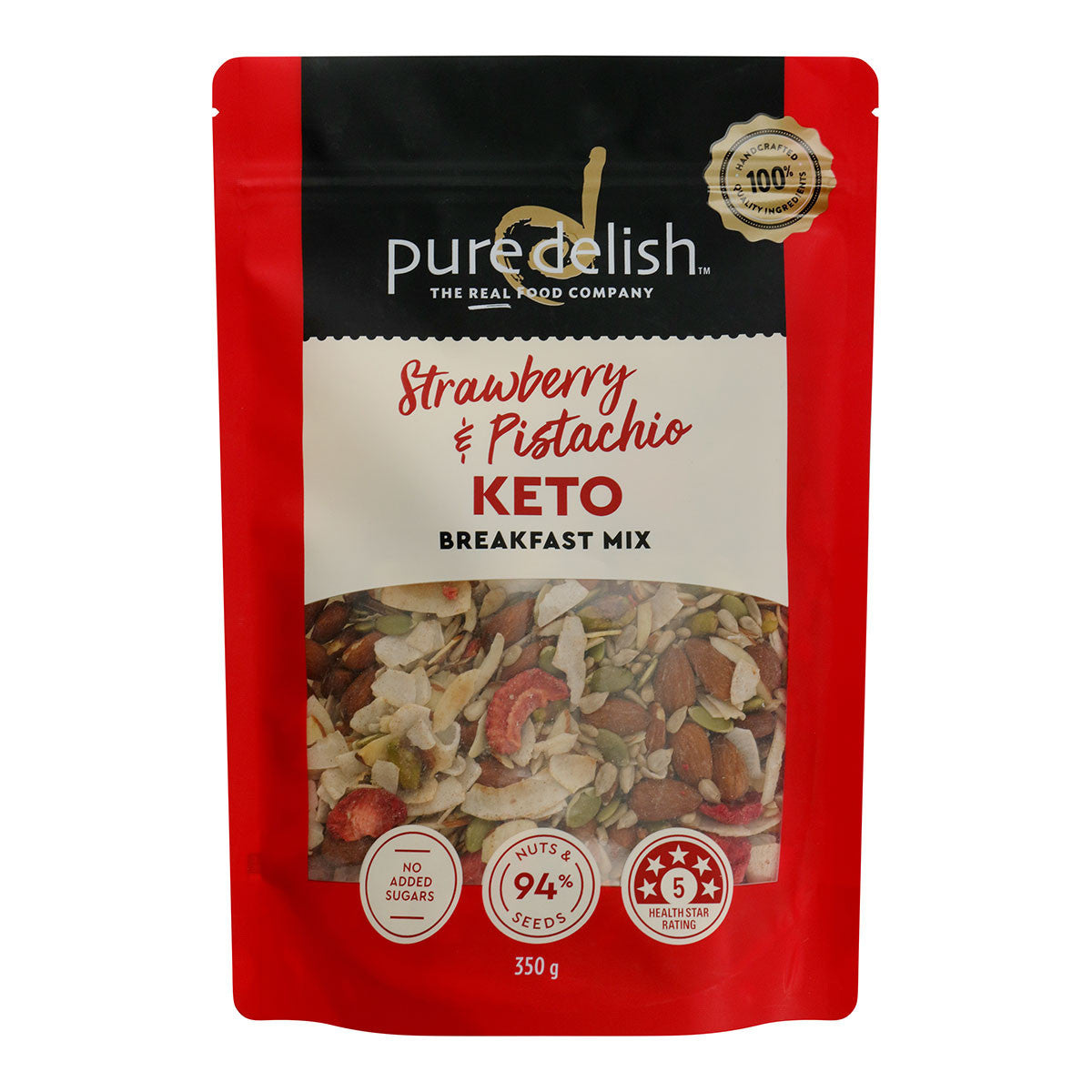 Pure Delish Strawberry & Pistachio Breakfast Mix _1