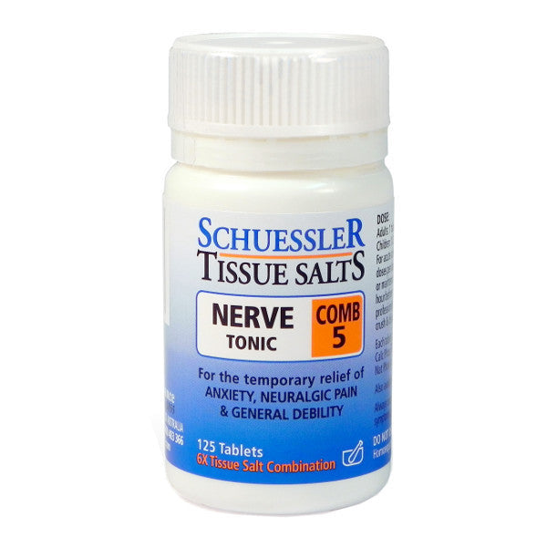 Schuessler Tissue Salts Combination 5 - Nerve Tonic Tablets_1