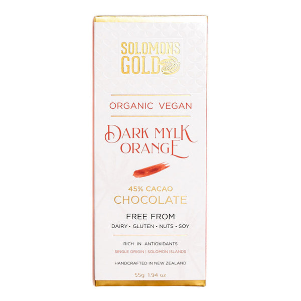 Dark Mylk Orange 45% Cacao Chocolate