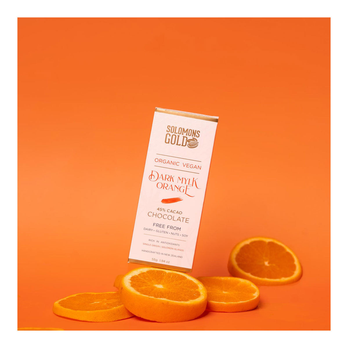 Solomons Gold Dark Mylk Orange 45% Cacao Chocolate _3