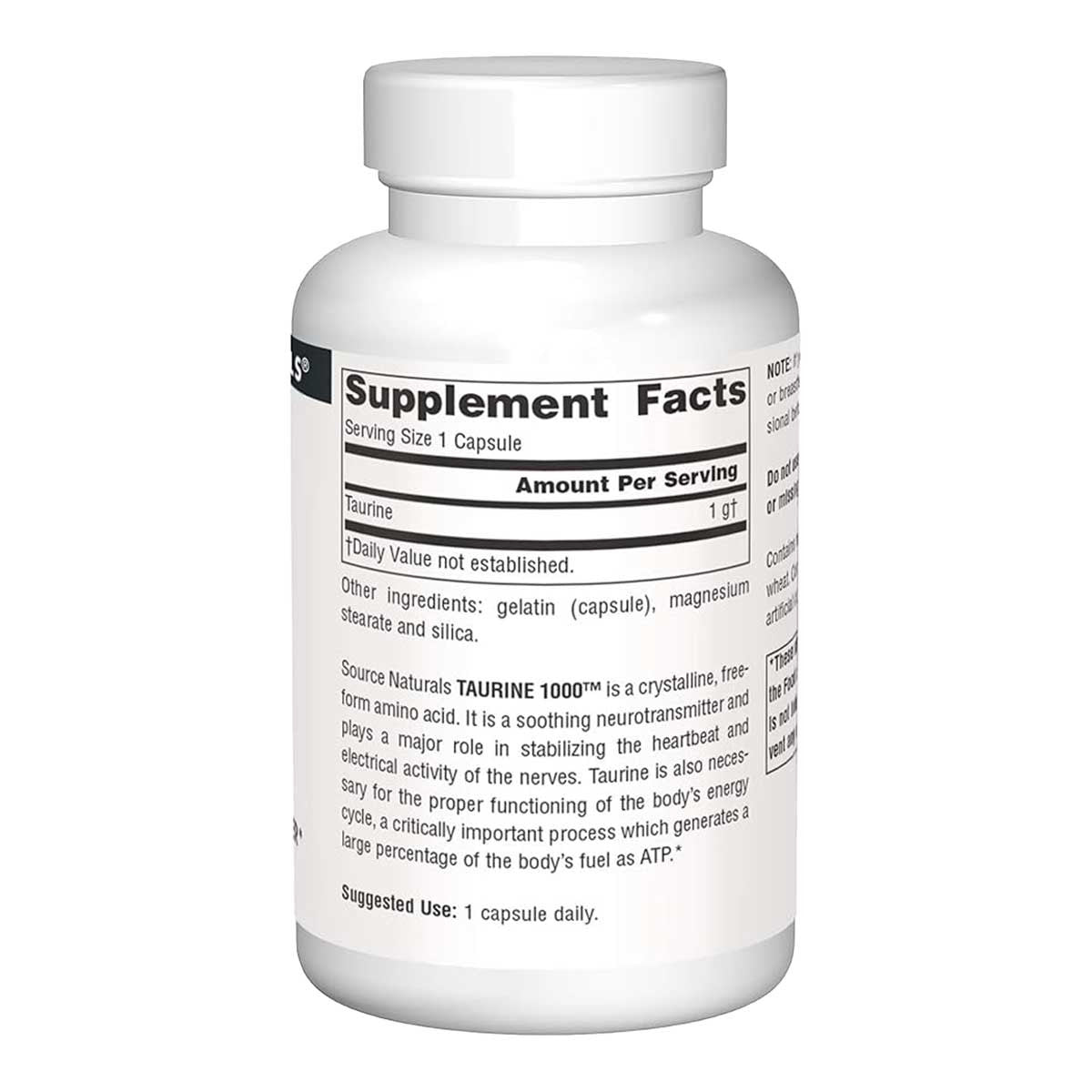Source Naturals Taurine 1000 _4