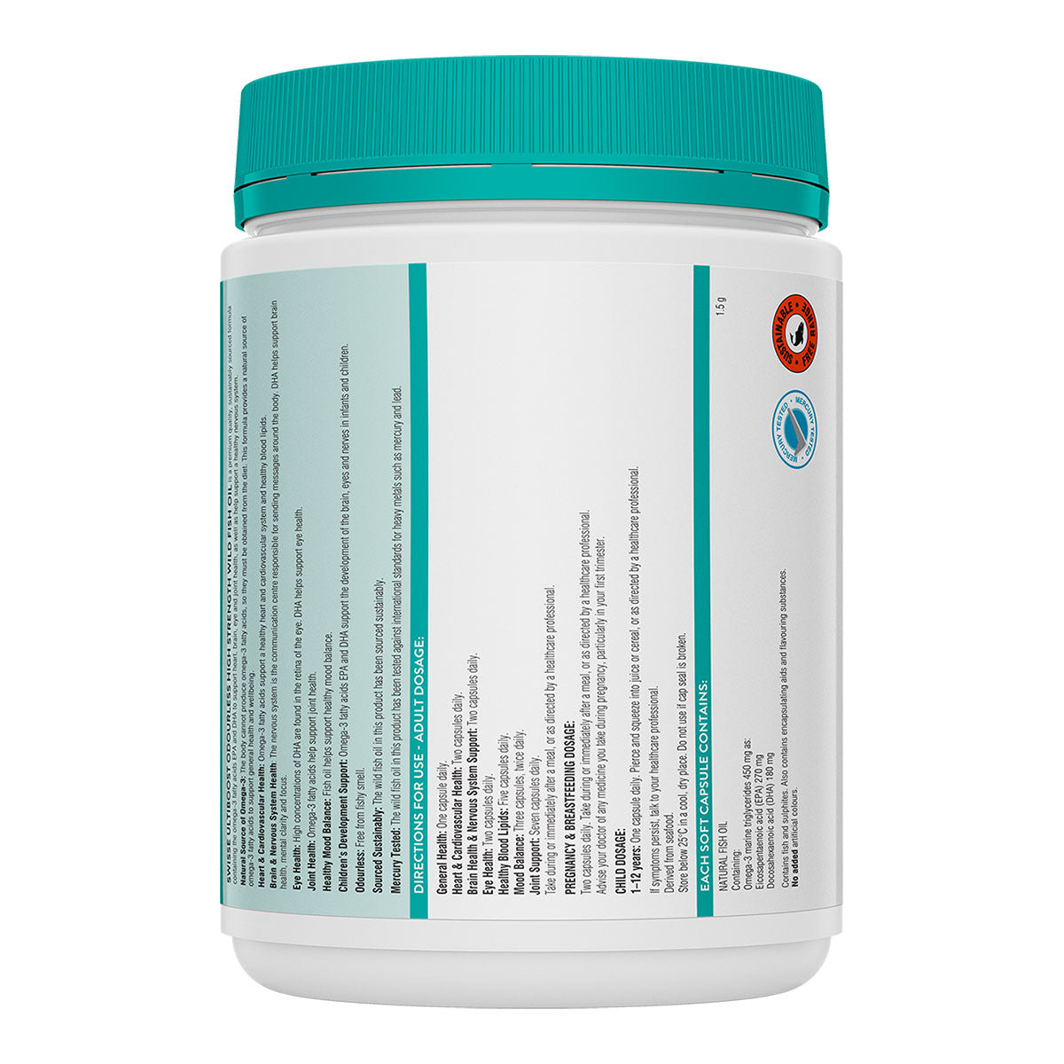 Swisse Ultiboost Odourless High Strength Wild Fish Oil _2