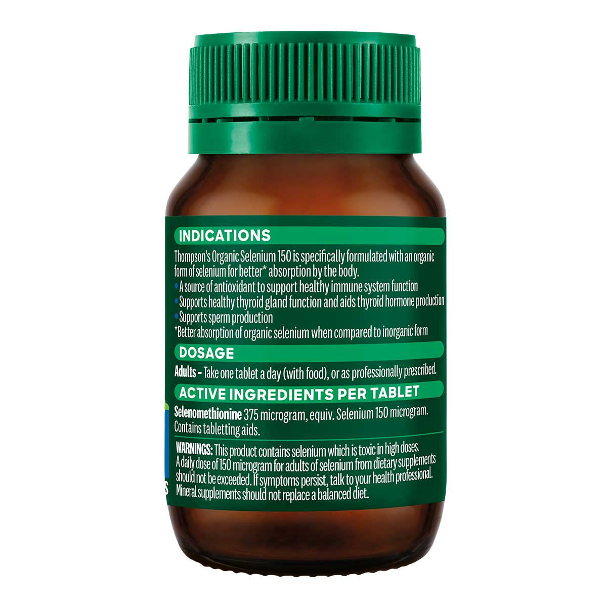 Thompsons Organic Selenium 150_2