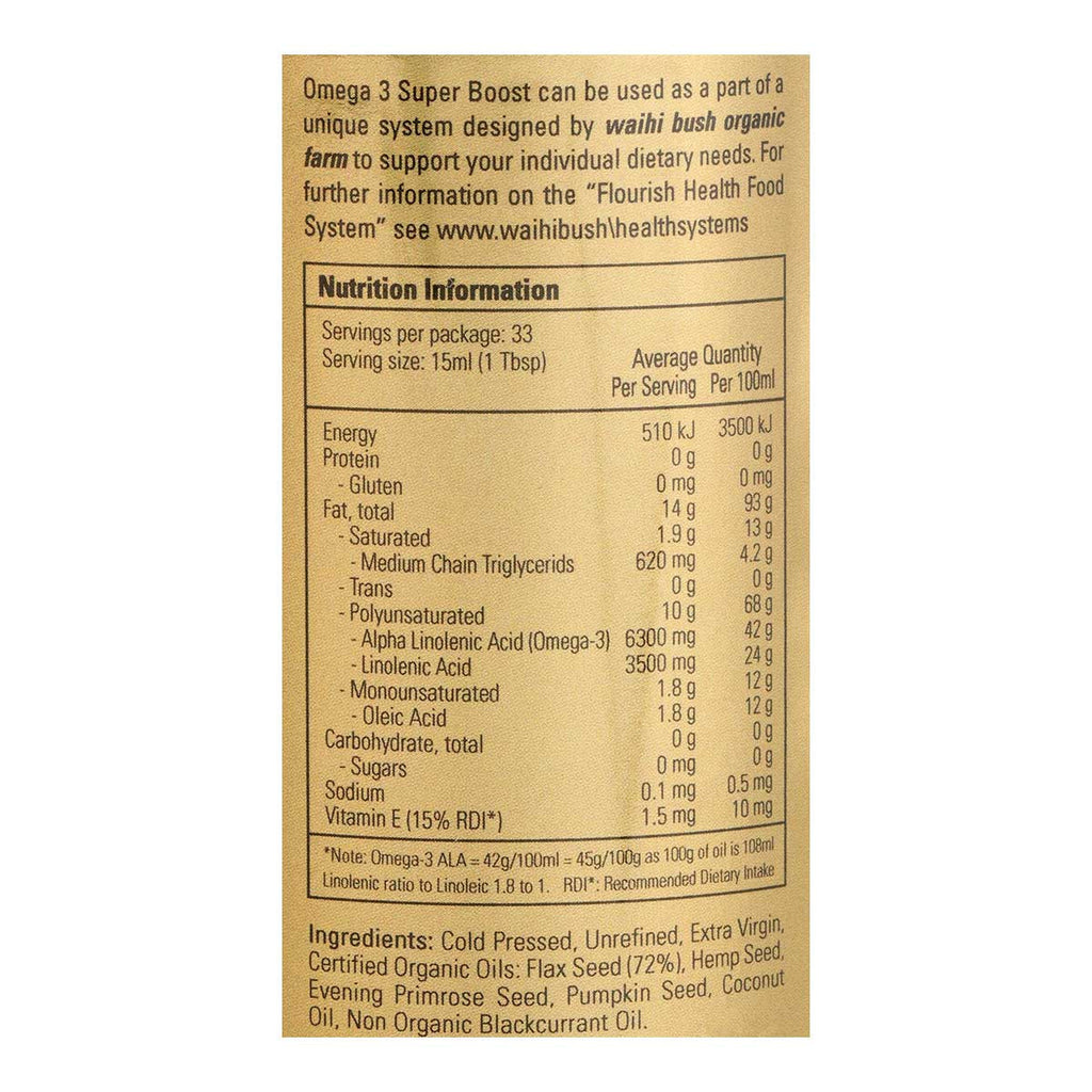 Waihi Bush Omega 3 Super Boost _3