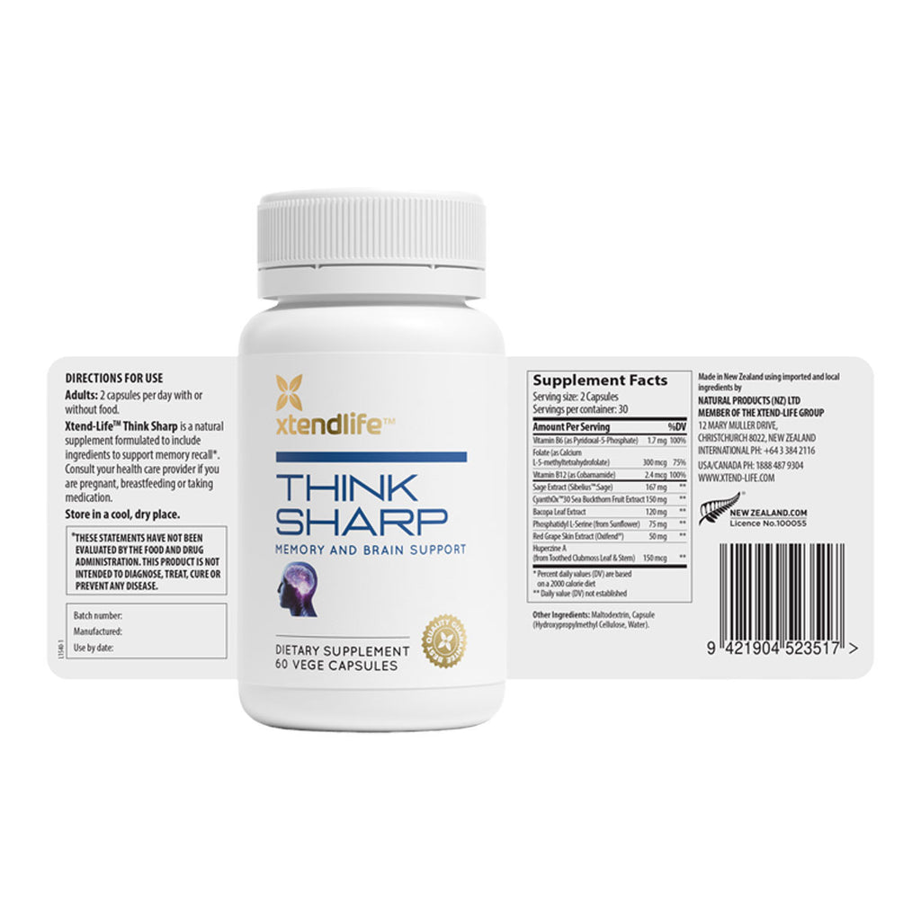 Xtend-Life Think Sharp Memory & Brain Support _2